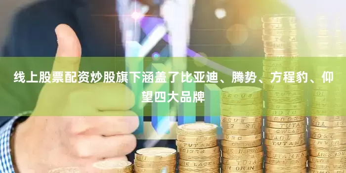 线上股票配资炒股旗下涵盖了比亚迪、腾势、方程豹、仰望四大品牌