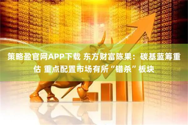 策略盈官网APP下载 东方财富陈果：碳基蓝筹重估 重点配置市场有所“错杀”板块
